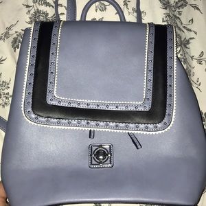NEW | Periwinkle Faux Leather Backpack